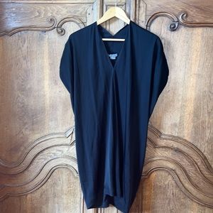 Vince black v-neck dress
